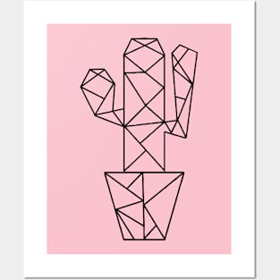 Cactus vase - Cactus Geometric - Geometric Art Posters and Art